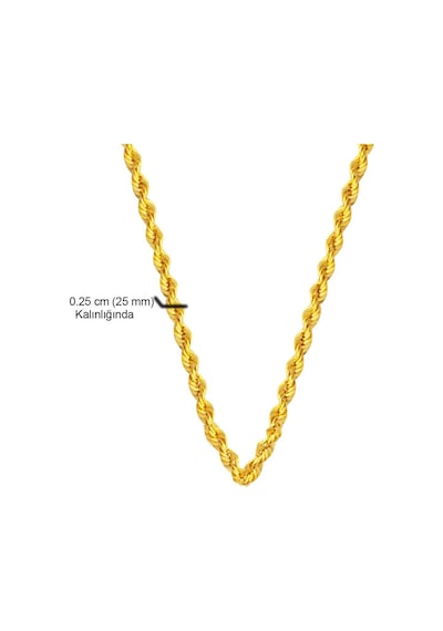 Burma 14 Ayar Altın Zincir - 50 cm 14HL5025