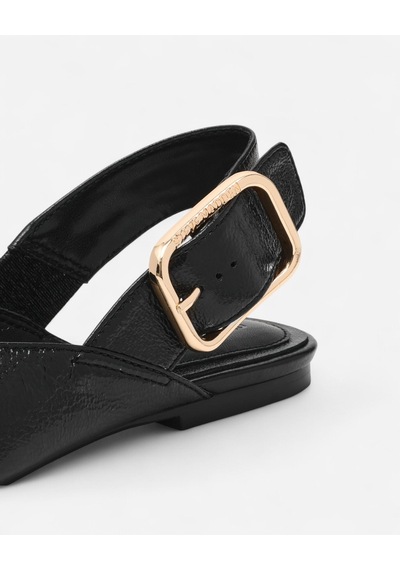 Steve Madden Sıanna Black Leat Kadın Siyah Babet Sıanna