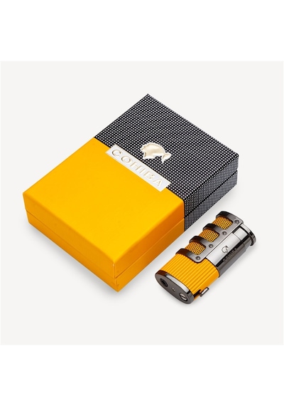Cohiba Classics Üç Torch Delicili Puro Çakmağı Sarı