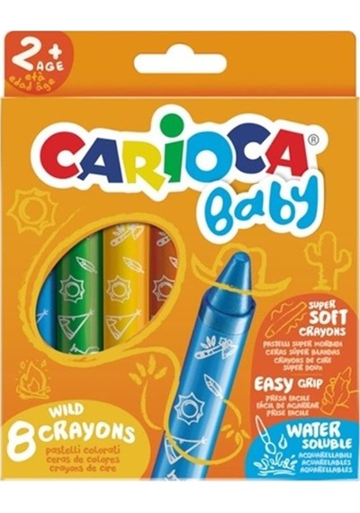 Carioca Jumbo Yumuşak 8Li Pastel Boya