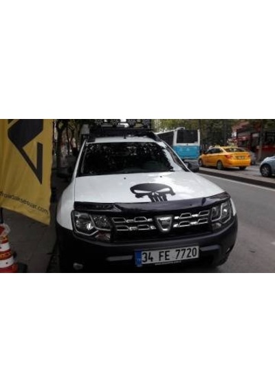 Dacia Duster 2018 Kaput Rüzgarlığı Parlak Siyah Tam Uyumlu N11.5961