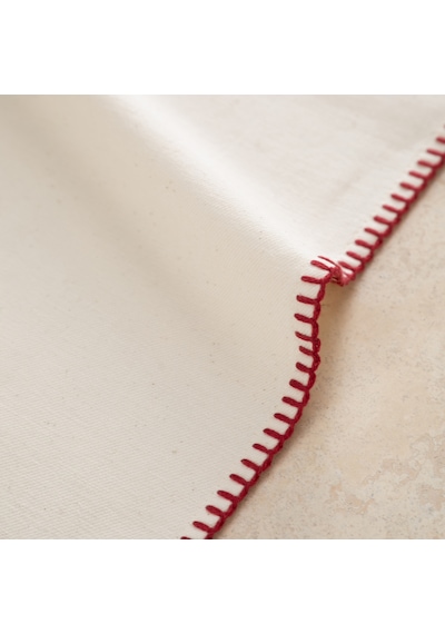 Mudo Home Oradea Püsküllü Runner Bordo 45x145