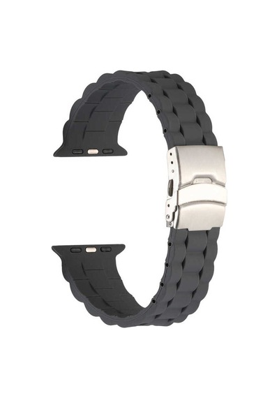 Apple Uyumlu Watch 7 45mm Krd-72 Kordon Gri