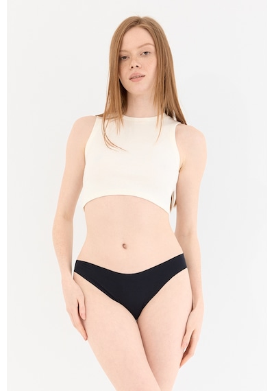 Shade Dikişsiz Slip Külot Siyah Siyah