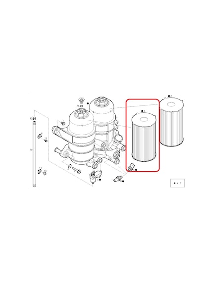 Iveco-s Way-filtre, Mazot S-way 2024 5803058944