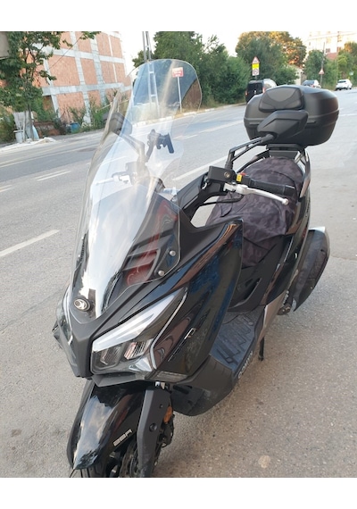 Motocam Kymco Xtown Ct 250 Ön Cam 2020-2026 Model 83cm Şeffaf Renkli 4mm Uzun