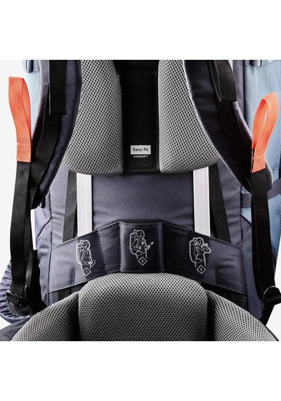 Simond Sımond Kadın Outdoor Trekking Sırt Çantası - 60 L - Mt100 Easyfit Mavi