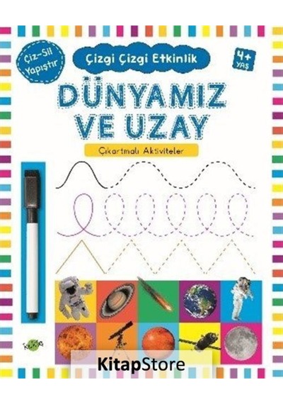 Dünyamız ve Uzay 4 Yaş+ / Çıkartmalı Çizgi Çizgi Etkinlik