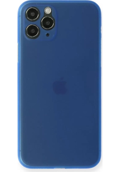 Newface Apple iPhone Uyumlu 11 Pro Max Kılıf Pp Ultra İnce Kapak - Mavi Belirtilmemiş