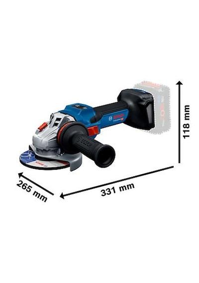 Bosch GWS 18V-15S Devir Ayarlı Solo Taşlama Makinesi