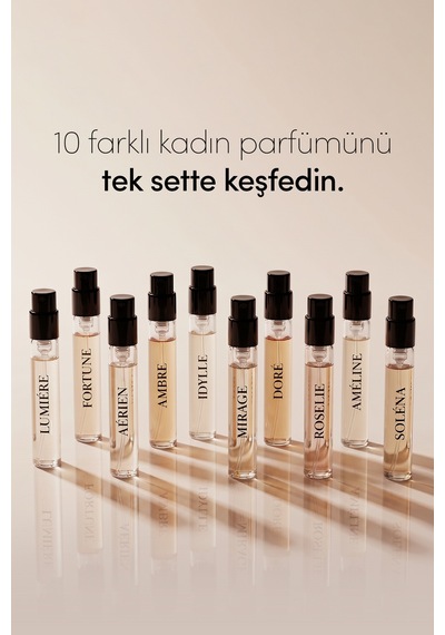 Kadın Parfüm Deneme Seti 10x2 20ml Aromatik