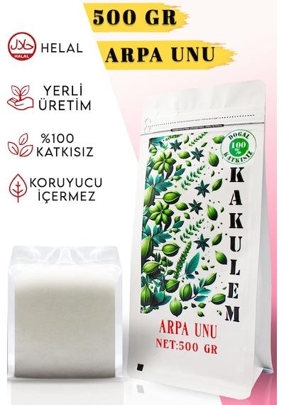 Kakulem Ata Tohum Katkısız Arpa Unu 500 G
