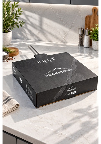 Zest Peakstone Tava 30 Cm Gri Çok Renkli