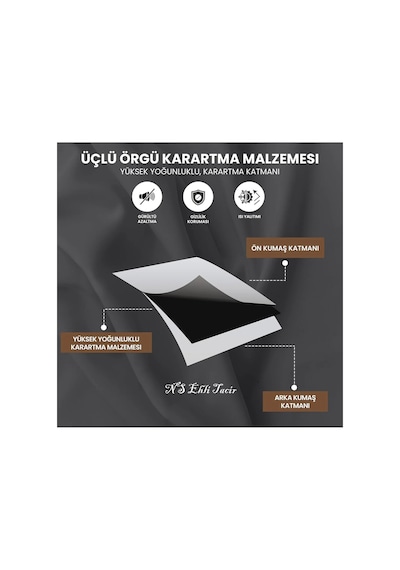 Hardal Sarısı Özel Dokuma Kalın Kumaş Karartma Güneşlik Fon Perde Işık Geçirmez
