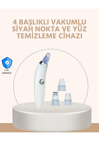 Güçlü Vakumlu Siyah Nokta Temizleyici - Cilt Pürüzlerini Gideren