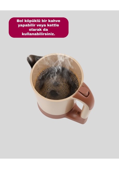 Mini Türk Kahvesi Makinesi Kettle Fonksiyonlu Mh-hs2145-3971