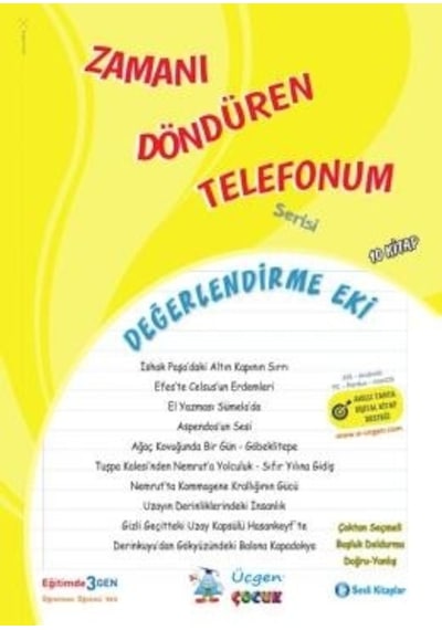 Zamanı Döndüren Telefonum Seti - 10 Kitap Takım - İnci Bakan Kıraç - Üçgen Çocuk