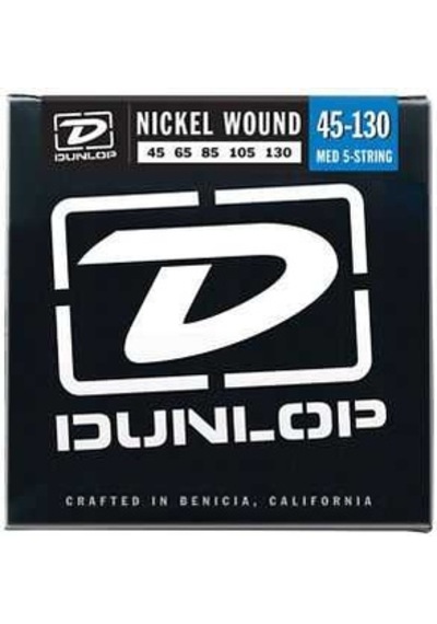 Jim Dunlop Dbn45130 Medium 5 Telli Bas Gitar Tel Seti 45-130