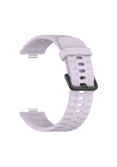 Huawei Watch Fit 4/fit 4 Pro/fit 3 Kordon Silikon Dalga Desen Şerit Band 23 Fit/fit2 Uyumlu Değildir