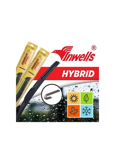 Toyota Uyumlu Auris İnwells Hybrid Silecek Takımı 2007-2012