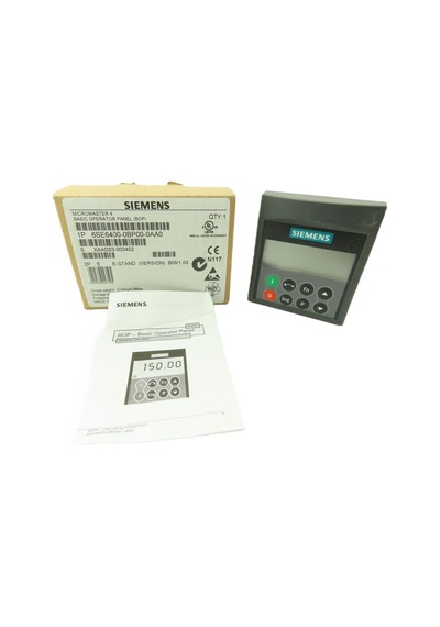 6se6400-0bp00-0aa0 Mıcromaster 4 Basıc Operator Panel Bop Yeni Kutu Açık