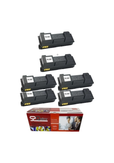 Kyocera Tk350 5 + 1 Ekonomik Paket  Uyumlu Drum Ünitesi Fs3040 3140 3540 3640  Uyumlu Toner