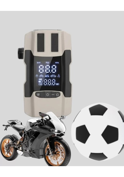 Home Araç Hava Pompası Ve Akü Takviye Powerbank 12.000 Mah Çok Fonksiyonlu