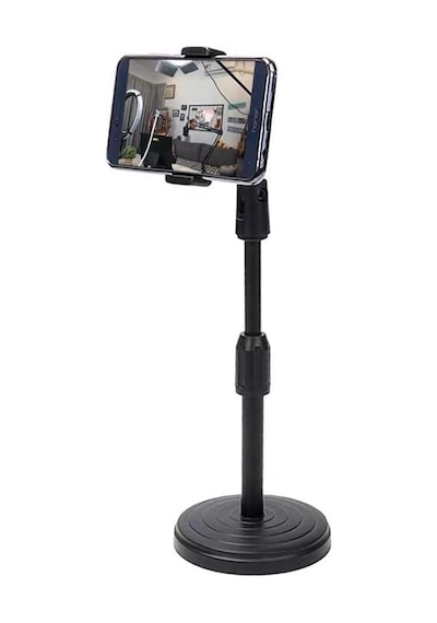Tr Masa Üstü Telefon Tutucu Stand, Ayarlanabilir 18-30 Cm Yükseklik, 270 Hareket, Siyah Diğer