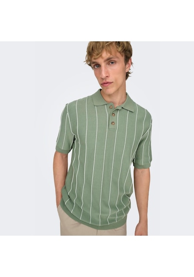Only & Sons Saim Erkek Yeşil Polo Tişört 22037080-ıbg Yeşil