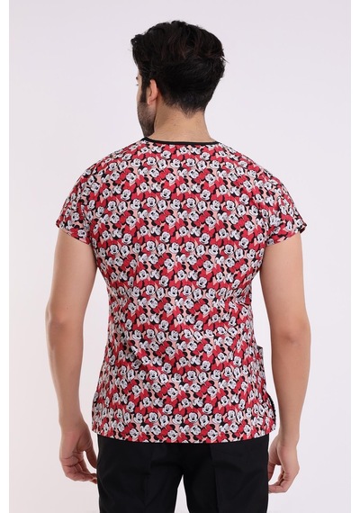 Yarasa Kol Dijital Desenli Üst - 6531 Mickey Mause-6954