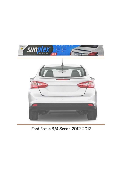 Ford Focus 3-4 Sedan Piano Black Spoiler 2011-2014 Arası Sunplex