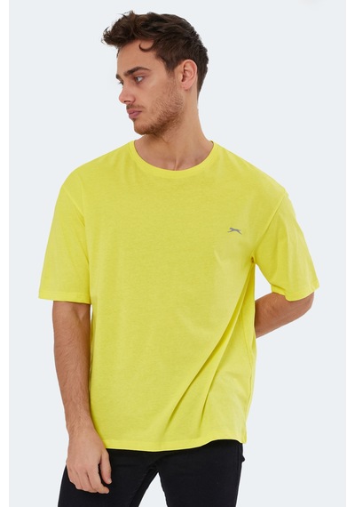 Slazenger Kaıser In Oversize Erkek Oversıze Sarı Tişört Sarı
