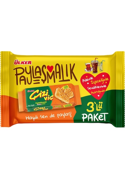Ülker Çizi Kraker 4'lü 280 Gr Ve Çiziviç 3 Lü 246 Gr 6 Lı Karma Paket