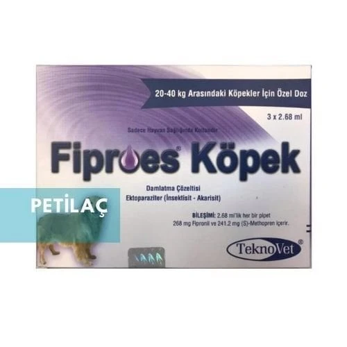 Fiproess 20-40 Kg Köpek- 3 Pipet Skt:12.2027