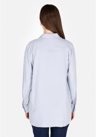Colin's Colins Regular Fit Shirt Neck Düz Kadın Mavi Roll-up Gömlek Cl1073413 Cl1073413 Q1.v1 Lbl Açık Mavi