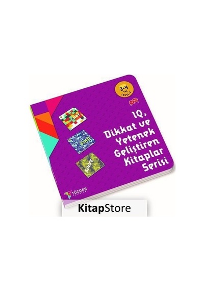 3-4 Yaş Seti Level-2 / Iq. Dikkat Ve Yetenek Geliştiren Kitaplar