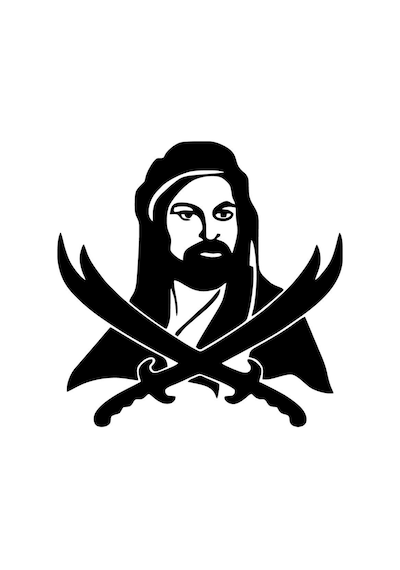 Zülfikar Kılıcı Oto Motor Laptop Duvar Dekor Sticker 20 X 20 Cm