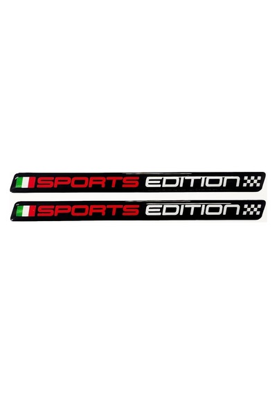 Sports Edition 3d İtalya Damalı Sticker