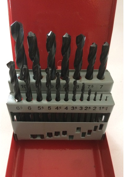 Diager 19 Parça Çelik Matkap Uç Seti Ahşap Metal Delici Uç Seti