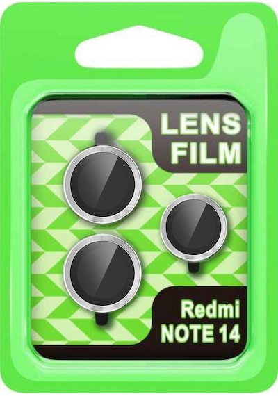 Xiaomi Note 14 5g Raze Metal Kamera Lens - Gümüş -