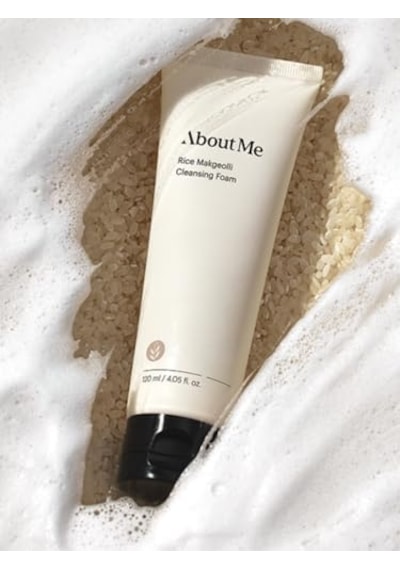 About Me Rice Makgeolli Cleansing Foam Pirinç Mayası Özlü Aydınlatıcı Temizleme Köpüğü Cilt Temizleme Ürünü 120 Ml