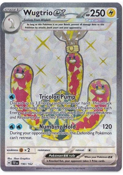 Wugtrio Ex 190 - Pokemon Temporal Forces - Pokemon Kartı Mint