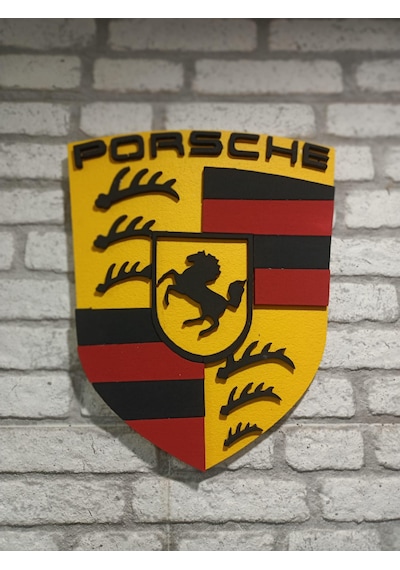 Porsche Logo 50x50 Porsche Araç Logo Porsche Marka Logo Porsche 3d Logo