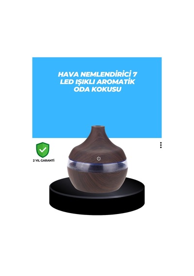 7 Renk Dinlendirici Led Işıklı Aroma Buhar Makinesi Renkli