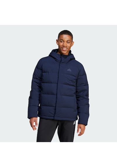 Adidas Erkek Helionic Hooded Down Mont Lacivert Mont Iz4701 001