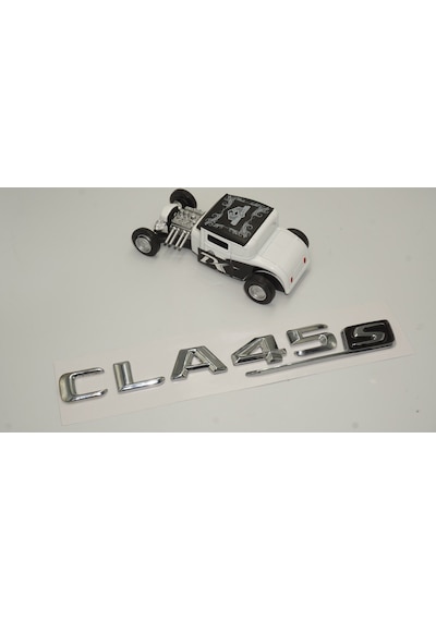 Benz CLA 45S Bagaj Krom Metal 3M 3D Yazı Logo