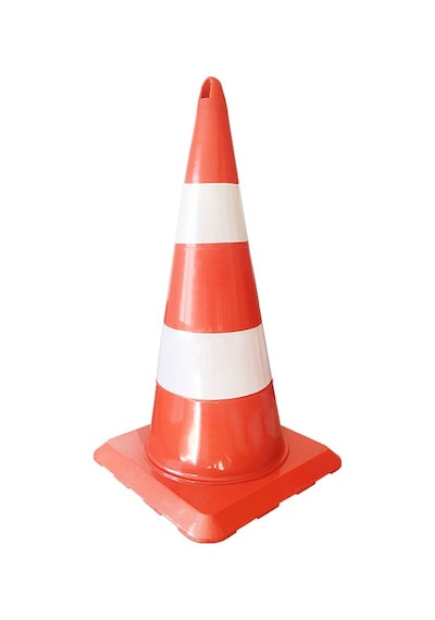 Plastik Yol Dubası 75 Cm Trafik Konisi Duba Trafik Koni Otopark Dubası 2 Adet