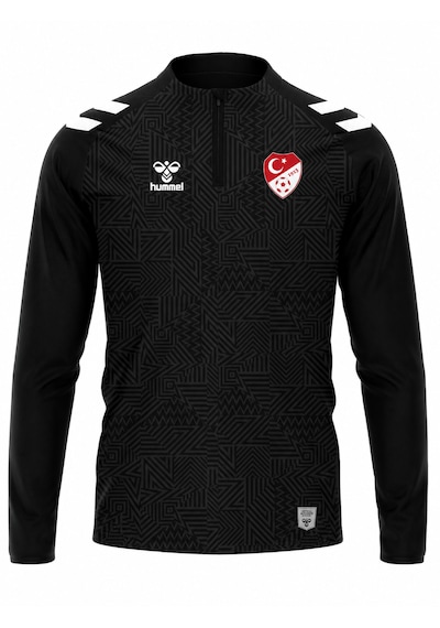 Hummel 2026-27 Tff Hakem Antrenman Eşofman Üstü Siyah