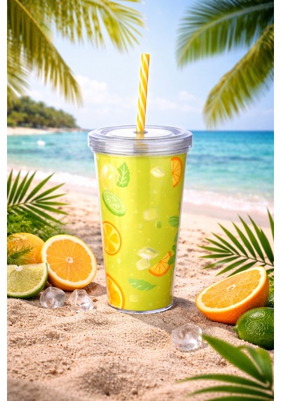 Emilahome Limeshake Bardak 600 Ml Yeşil - 868895531 Yeşil