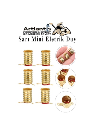 Seri Ve Paralel Basit Elektrik Devresi 1 Paket Deney Seti Sarı Mini Duy 2 Adet Mini Ampul 2 Adet Anahtar İş Eğitimi Seti